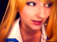 AftynRose ASMR Big Tits - Lucy from Fairytail needs a part