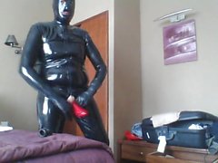 rubber catsuit and masks