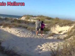 PUBLIC BLOWJOB ON THE BEACH OF PORTUGAL - Sunporno Uncensored