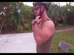 Exotic Bike Rider Bangs Complete Stranger