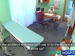 FakeHospital Brunette wearing tight fit nurse outfit fucks her patient