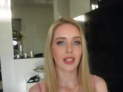 POV porn casting anal with petite hottie Carolina Savage