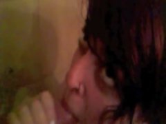 rotschopf blowjob amateur dusche 