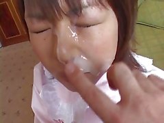 Intense Japanese doll facial compilation 2. (Censored)