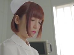 Cute nurse has to give amazing blowjobs for her patient pt4