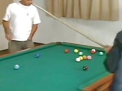 Hunks enjoy punk tranny carla voguel on pool table