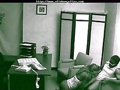 Security Camera Catches Couple Fucking