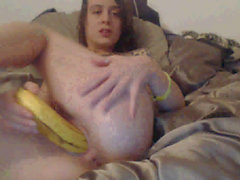 Naughty Girl with Banana