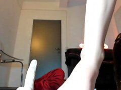 Amateur double toy masturbation