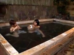 Asian Young Couple Fucks In Public Bath