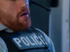 MEN - Bearded Officer Olivier Robert Lets Malik Delgaty