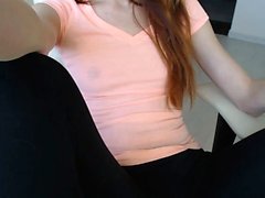 amatööri punapää yksin teini-ikäinen webcam 