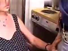 Very old hookup amateur granny gives blowjob