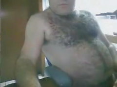 Daddy hairy bear jerking off 140219