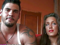 El y Ella dos Bellezones hacen su primera porno - Sunporno