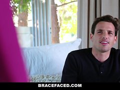 BraceFaced - Cute Teen With Braces Gets Facefucked