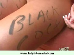 Sexy wife cheats with black monster 7