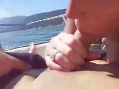 amateur blowjob on boat