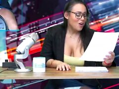 Camsoda Newscaster spex babe