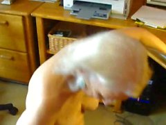 Hairy mature granny plays then fucks